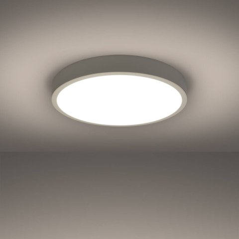 PLAFON SUFITOWY LED OKRĄGŁY LUMINA, BIAŁY, 50CM, 32W, NOWOCZESNY, SALON
