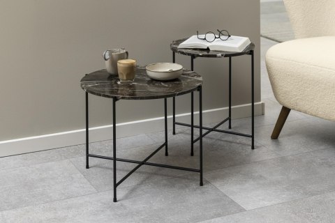 BRĄZOWY MARMUROWY STOLIK KAWOWY, OKRĄGŁY, CZARNY METAL, GLAMOUR, DO SALONU BRĄZOWY MARMUROWY STOLIK KAWOWY, OKRĄGŁY, CZARNY METAL, GLAMOUR, DO SALONU