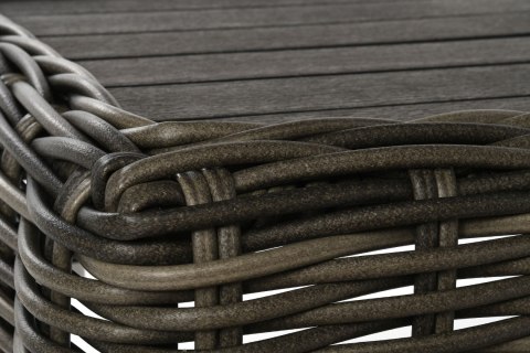 EKSKLUZYWNY STOLIK OGRODOWY MAJE GREY, NA TARAS, BALKON, TECHNORATTAN 130 CM EKSKLUZYWNY STOLIK OGRODOWY MAJE GREY, NA TARAS, BALKON, TECHNORATTAN 130 CM