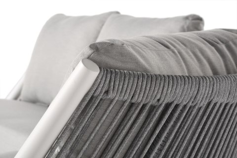 BIAŁY ZESTAW MEBLI OGRODOWYCH BERI, SOFA, FOTELE, STOLIK, NA TARAS, KOMPLET BIAŁY ZESTAW MEBLI OGRODOWYCH BERI, SOFA, FOTELE, STOLIK, NA TARAS, KOMPLET