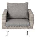 EKSKLUZYWNY ZESTAW OGRODOWY ABA, SOFA, 2 FOTELE, STOLIK, TECHNORATTAN, NA TARAS