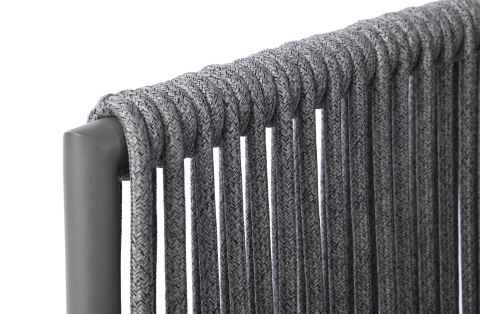 SZARY ZESTAW MEBLI OGRODOWYCH - SERENITY, SOFA, FOTELE, STOLIKI, EKSKLUZYWNY, TKANINA SZARY ZESTAW MEBLI OGRODOWYCH - SERENITY, SOFA, FOTELE, STOLIKI, EKSKLUZYWNY, TKANINA