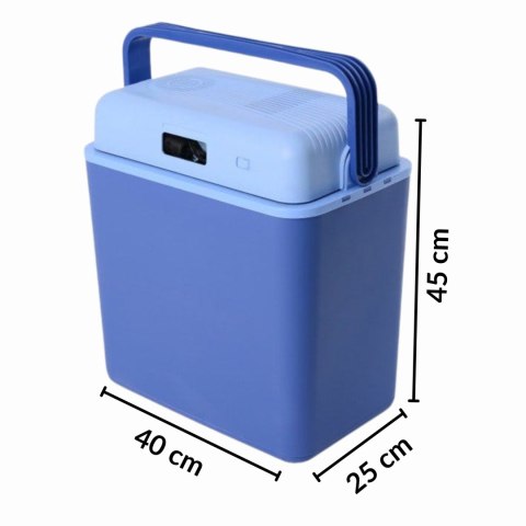 LODÓWKA SAMOCHODOWA TURYSTYCZNA AURELIA 24L 12V, PRZENOŚNA, KEMPING