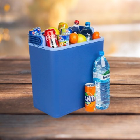 LODÓWKA SAMOCHODOWA TURYSTYCZNA AURELIA 24L 12V, PRZENOŚNA, KEMPING