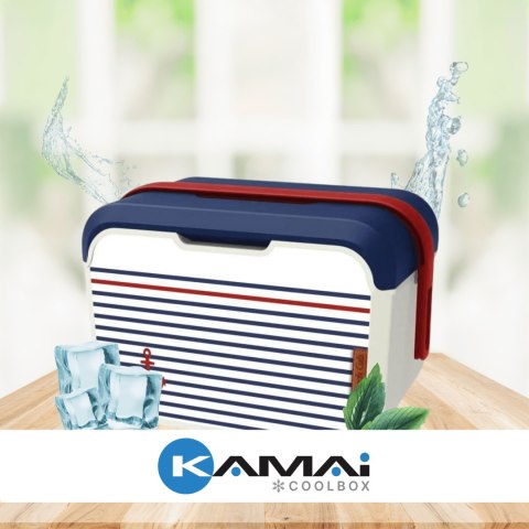 Lunchbox 5L Głęboki, wzór marynarski 32,6x19,9x18,9cm Lunchbox 5L Głęboki, wzór marynarski 32,6x19,9x18,9cm