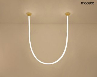 LAMPA WISZĄCA AURALUX 400 ZŁOTA, LED, MOOSEE, SMART, DESIGN, NOWOCZESNA