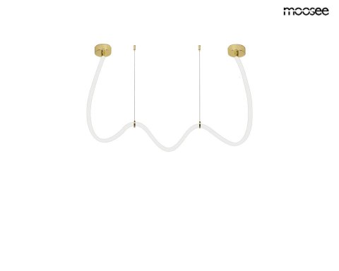 LAMPA WISZĄCA AURALUX 400 ZŁOTA, LED, MOOSEE, SMART, DESIGN, NOWOCZESNA