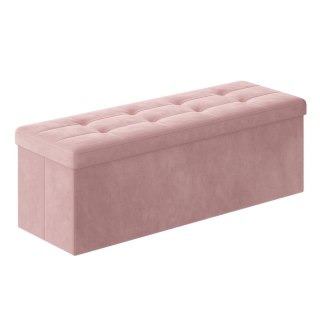 PUFA VELOURA, RÓŻOWA, WELUR, PUF, SKRZYNIA, PODNÓŻEK, DO SALONU, LOFT, MEGA