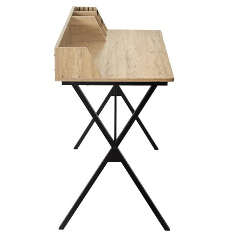 BIURKO LAST - LAMELE, CZARNE, METAL, MDF, PROSTE, SOLIDNE, DO POKOJU, 90 CM BIURKO LAST - LAMELE, CZARNE, METAL, MDF, PROSTE, SOLIDNE, DO POKOJU, 90 CM