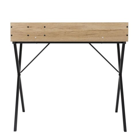 BIURKO LAST - LAMELE, CZARNE, METAL, MDF, PROSTE, SOLIDNE, DO POKOJU, 90 CM BIURKO LAST - LAMELE, CZARNE, METAL, MDF, PROSTE, SOLIDNE, DO POKOJU, 90 CM