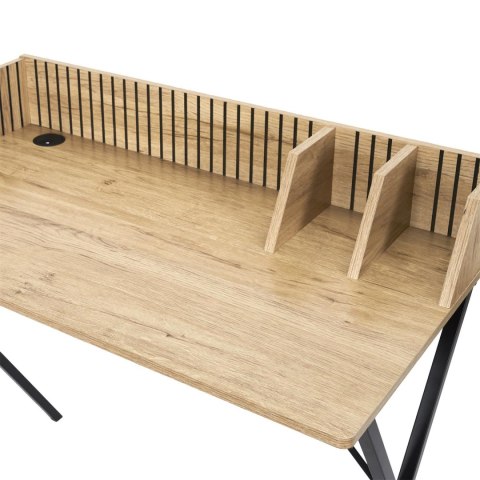 BIURKO LAST - LAMELE, CZARNE, METAL, MDF, PROSTE, SOLIDNE, DO POKOJU, 90 CM BIURKO LAST - LAMELE, CZARNE, METAL, MDF, PROSTE, SOLIDNE, DO POKOJU, 90 CM