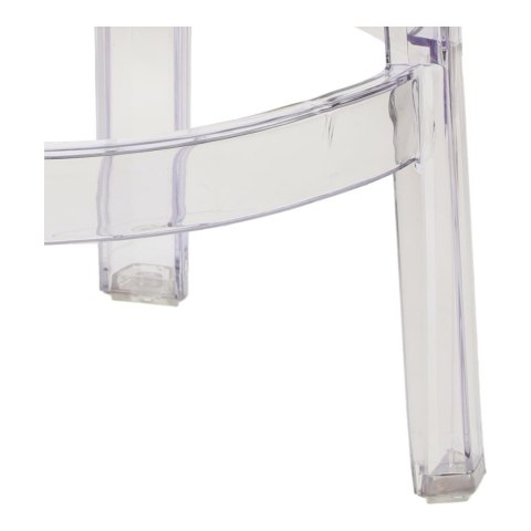 PRZEZROCZYSTY HOKER DO KUCHNI, 66 CM, OKRĄGŁY, DO WYSPY, TRANSPARENTNY PRZEZROCZYSTY HOKER DO KUCHNI, 66 CM, OKRĄGŁY, DO WYSPY, TRANSPARENTNY