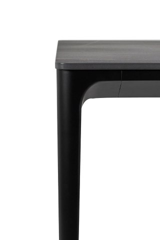 DUŻY CZARNY STÓŁ GLAMOUR, MARMUR, DO JADALNI, ELEGANCKI, NOWOCZESNY, 240 CM