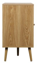 KOMODA SORENA, BOHO, RATTAN, DĄB, DREWNO, SZAFKA, 3 DRZWI, DO SALONU