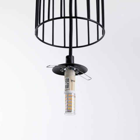Lampa wisząca BRINA 3P czarna Lampa wisząca BRINA 3P czarna