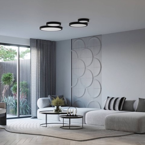 PLAFON SUFITOWY LED LUMINA, OKRĄGŁY, BIAŁY, 60CM, 65W, NOWOCZESNY, LOFT