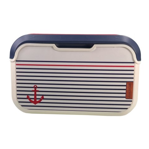 Lunchbox 5L Głęboki, wzór marynarski 32,6x19,9x18,9cm Lunchbox 5L Głęboki, wzór marynarski 32,6x19,9x18,9cm