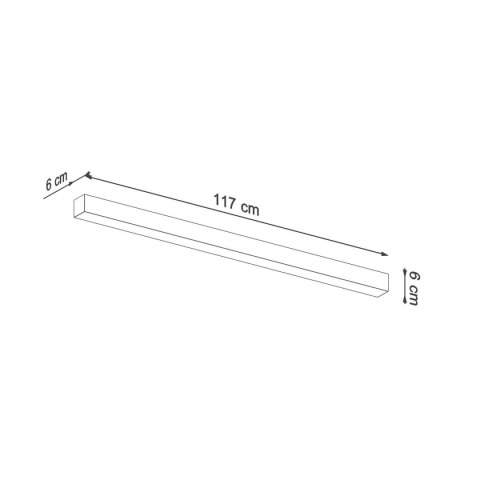 Kinkiet PINNE 117 czarny 3000K Kinkiet PINNE 117 czarny 3000K