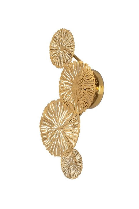LAMPA ŚCIENNA KINKIET AURELIA 4 ZŁOTA, MOOSEE, NOWOCZESNA, DESIGN, SALON