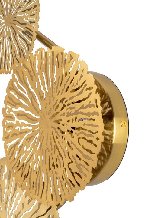 LAMPA ŚCIENNA KINKIET AURELIA 4 ZŁOTA, MOOSEE, NOWOCZESNA, DESIGN, SALON
