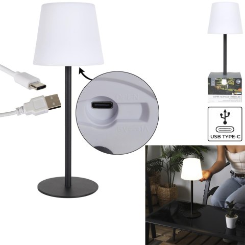Lampa stołowa USB czarna Lampa stołowa USB czarna
