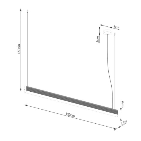 Lampa wisząca FARGE biała LED 4000K Lampa wisząca FARGE biała LED 4000K