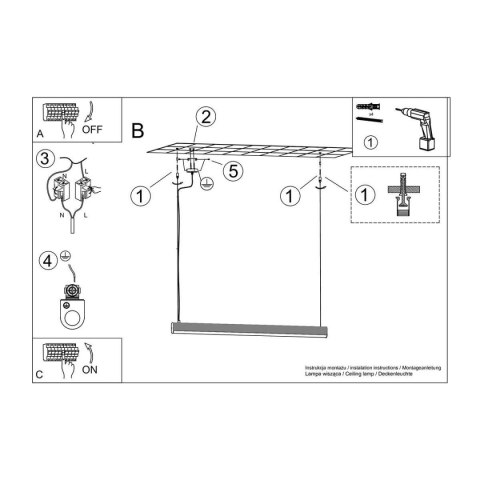 Lampa wisząca FARGE różowa LED 3000K Lampa wisząca FARGE różowa LED 3000K