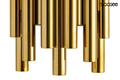 KINKIET, LAMPA ŚCIENNA AURELIA, ZŁOTY, LED, MOOSEE, DESIGN, NOWOCZESNY