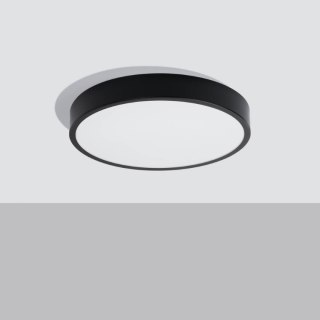 PLAFON SUFITOWY LED LUMINA 50CM CZARNY, LAMPA OKRĄGŁA, LOFT, SALON, 32W
