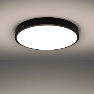 PLAFON SUFITOWY LED LUMINA OKRĄGŁY CZARNY 60CM, 65W, LOFT, NOWOCZESNY