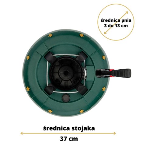 STOJAK CHOINKOWY KAMAI VERIDIA, DO 3M, 3L WODY, SAMOZACISKOWY, STABILNY