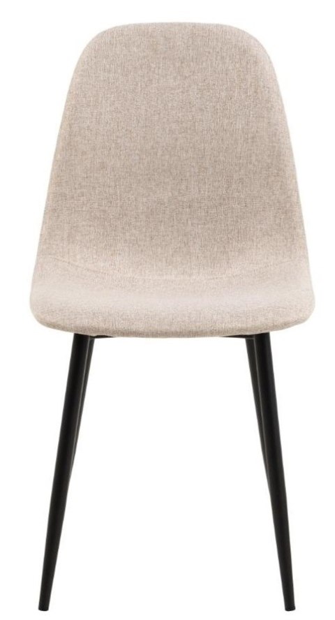 BEŻOWE KRZESŁO GLAMOUR DO JADALNI, TAPICEROWANE, CZARNY METAL, NOWOCZESNE BEŻOWE KRZESŁO GLAMOUR DO JADALNI, TAPICEROWANE, CZARNY METAL, NOWOCZESNE