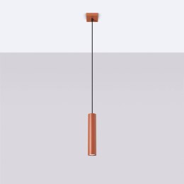 Lampa wisząca LAGOS 1 ochra czerwona