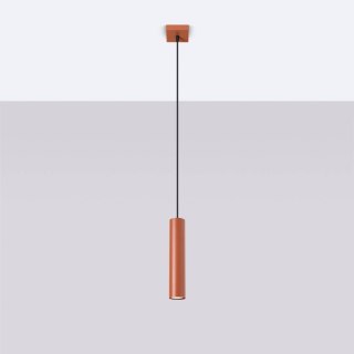 Lampa wisząca LAGOS 1 ochra czerwona
