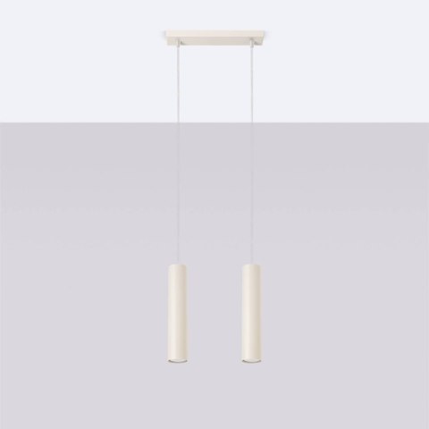 Lampa wisząca LAGOS 2 beżowa