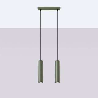 Lampa wisząca LAGOS 2 zielona oliwka