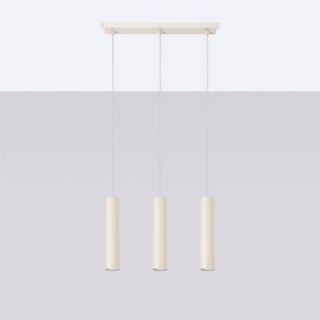 Lampa wisząca LAGOS 3L beżowa