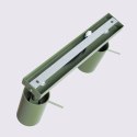 PLAFON LAMPA SUFITOWA MODERNA, 2XGU10, ZIELONY OLIWKOWY, LOFT, REGULOWANY