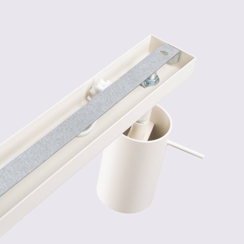 LAMPA SUFITOWA PLAFON LUMINUS, 3XGU10, BEŻOWA, REFLEKTORY, NOWOCZESNA, LOFT