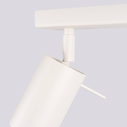 LAMPA SUFITOWA PLAFON LUMINUS, 3XGU10, BEŻOWA, REFLEKTORY, NOWOCZESNA, LOFT