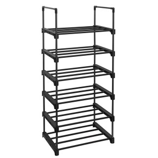 REGAŁ NA BUTY STRUCT, SZAFKA, PÓŁKA, LOFT, INDUSTRIALNY, 6 PÓŁEK, 106 CM