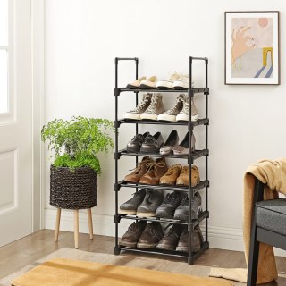REGAŁ NA BUTY STRUCT, SZAFKA, PÓŁKA, LOFT, INDUSTRIALNY, 6 PÓŁEK, 106 CM