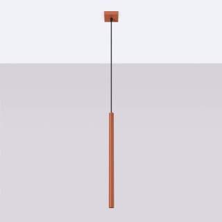 Lampa wisząca PASTELO 1 ochra czerwona
