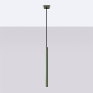 Lampa wisząca PASTELO 1 zielona oliwka