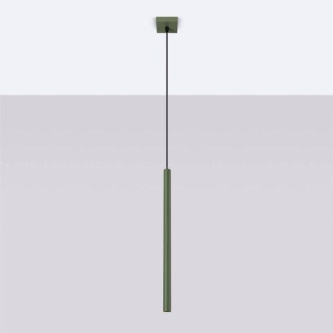 Lampa wisząca PASTELO 1 zielona oliwka