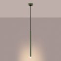Lampa wisząca PASTELO 1 zielona oliwka