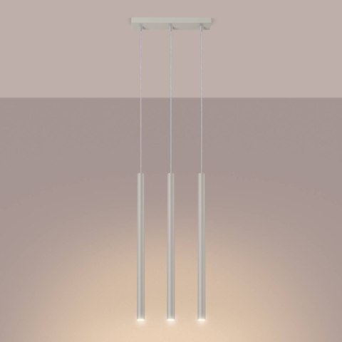 Lampa wisząca PASTELO 3 beżowa