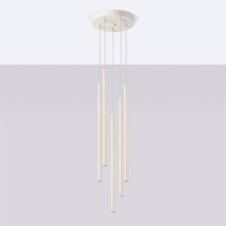 Lampa wisząca PASTELO 5P beżowa