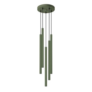 Lampa wisząca PASTELO 5P zielona oliwka