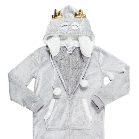 Kombinezon Onesie Sowa szara rozmiar M Kombinezon Onesie Sowa szara rozmiar M